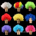 Rainbow color Afro clown hair wig Party Cheerleading hair accessories halloween decoration FC90035